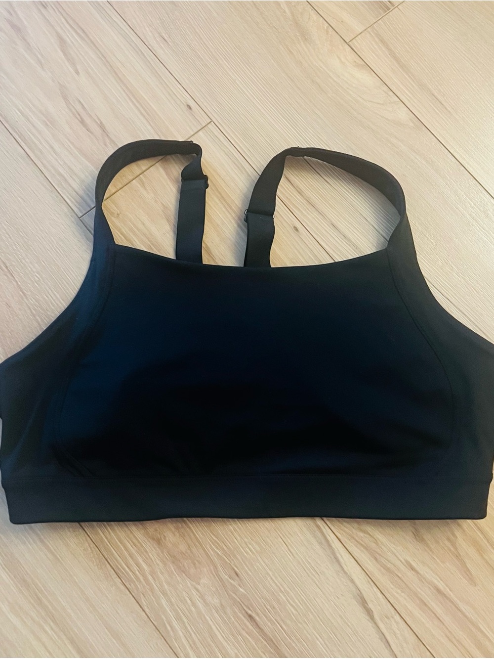 Old Navy Black Seamless Support Sports Bra